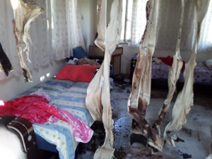 Sındırgı’da Ev Yangını