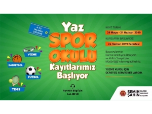 Bilecik Belediyesi Yaz Spor Okulları Kayıtları Başladı