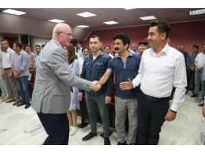 Kazım Kurt, Bayramlaşma Töreninde Personele Birlik Çağrısı Yaptı