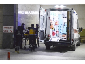 Köpeğe Çarpan Motosiklet Sürücüsü Yaralandı