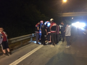 Seyir Halinde Giden Otomobil Bir Anda Alev Aldı