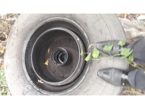 Lastiği Yerinden Fırlayan Kamyon, İtfaiye Arazözüne Çarptı: 1 Yaralı