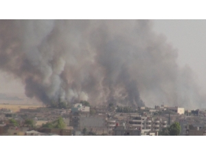 Kamışlı’da Çıkan Yangın Ekinlere Sıçradı