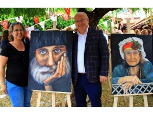 Menteşe Belediyesi Resim Kursiyerleri Eserlerini Sergiledi