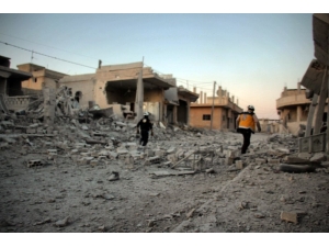 Suriye Ve Rus Jetleri El Mintar’ı Bombaladı: 5 Sivil Öldü