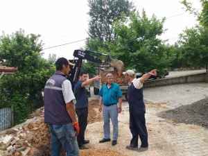 Vezirhan’da Kanalizasyon Çalışmaları Devam Ediyor
