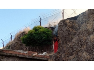 Diyarbakır’daki Anız Yangını Vatandaş, Asker Ve İtfaiye İşbirliği İle Söndürüldü