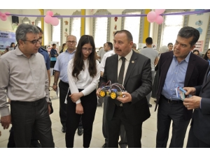 Başkan Sever Tübitak Bilim Fuarı’na Katıldı