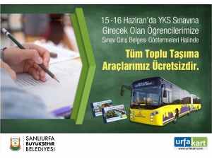 Hafta Sonu Yapılacak Yks Sınavı İçin Ulaşım Ücretsiz Olacak
