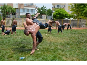 Başpehlivanlar, Kırkpınar Öncesi Yağlı Antrenman Yaptı