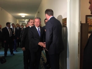 Milli Savunma Bakanı Hulusi Akar Mhp Grubunu Ziyaret Etti