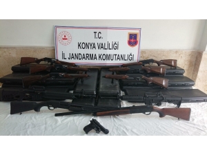 Konya’da Kaçak Üretilmiş Av Tüfekleri Ele Geçirildi