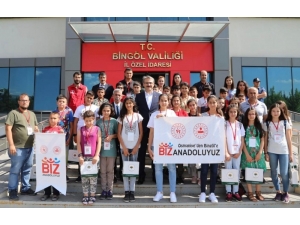 Biz Anadoluyuz Projesi Kapsamında Öğrenciler Bingöl’e Geldi