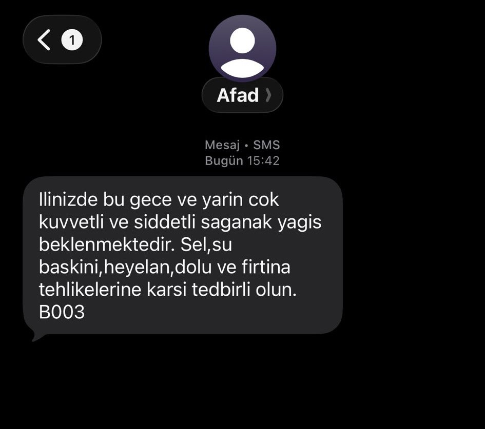 afad-dan-vatandasa-beklenen-yagisa-karsi-tedbirli-olun-mesaji