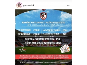 Gazişehir Gaziantep’te Kombine Fiyatları Belli Oldu
