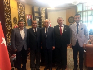 Başkan Sarı, Bahçeli İle Görüştü