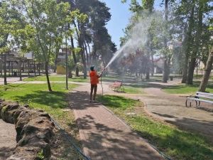Bafra Belediyesi Larva İlaçlamasını Sürdürüyor