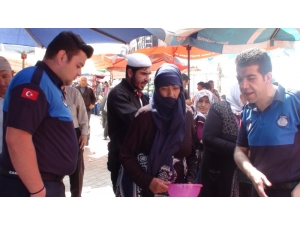 Şuhut’ta, Sebze Pazarında Dilenci Operasyonu