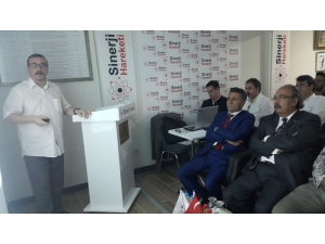 Gürcan Banger Sinerji Hareketi Derneğinde Sunum Gerçekleştirdi