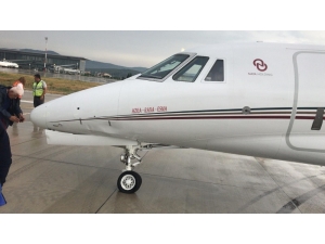 Bodrum’da Pistten Çıkan Özel Uçak Kaldırıldı