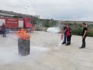Osmaneli Sürekli Eğitim Merkezi’nden Yangın Eğitimi