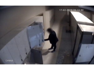 Otellerin Spa Merkezine Dadanan Hırsız Kamerada