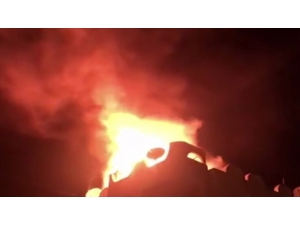 Seferihisar’da Çatı Yangını Paniğe Neden Oldu