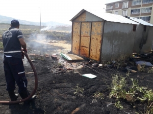 Bingöl’de Anız Yangını