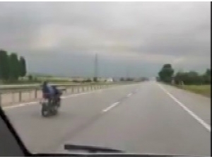 Çevre Yolunda Akıllara Durgunluk Veren Görüntü