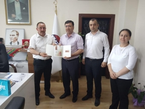 Ptt Başmüdürlüğü’nden Başkan Sever’e Ziyaret