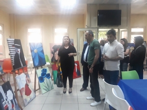 Sungurlu’da Myo Öğrencileri Resim Sergisi Açtı