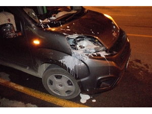 Aracın Çaptığı Yaya Ağır Yaralandı