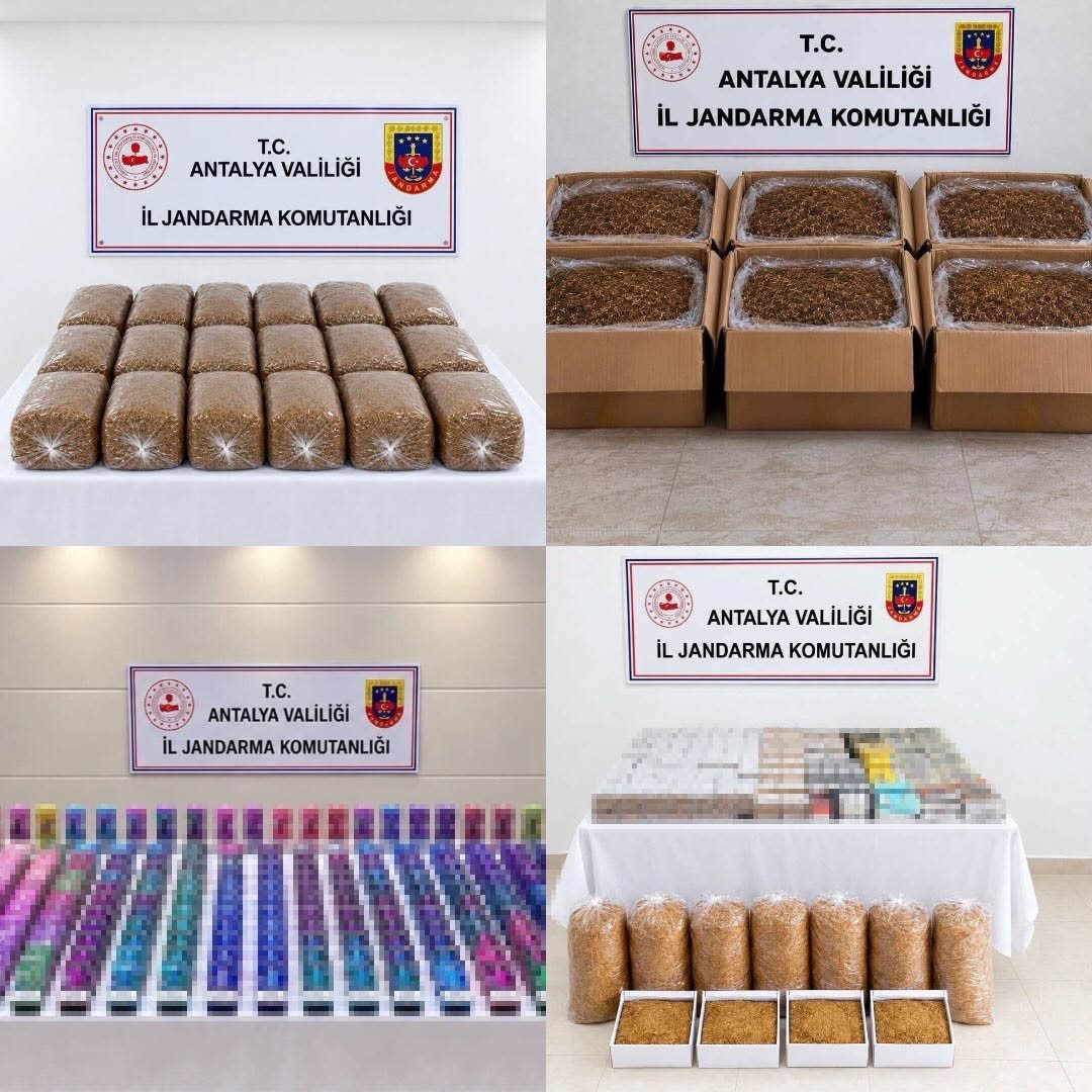 antalya-da-yarim-ton-kiyilmis-tutun-ele-gecirildi