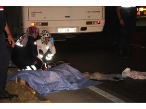 Kırmızı Işıkta Geçen Tur Otobüsü Motosiklet Sürücüsünü Ezdi: 1 Ölü