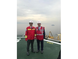 İl Başkanı Karabıyık, Yavuz Sondaj Gemisinin Akdeniz’e Uğurlanış Programına Katıldı