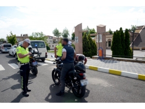 Nevşehir’de 19 Motosiklet Trafikten Men Edildi