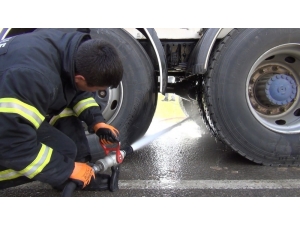 Lpg Yüklü Tankerde Yangın