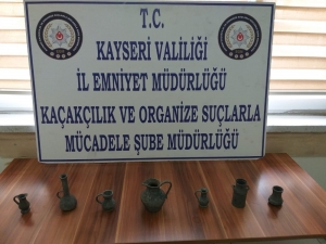 Kayseri Polisinden Tarihi Eser Kaçakçılarına Darbe