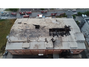 Büyükçekmede’ki Yangın Faciası Havadan Görüntülendi