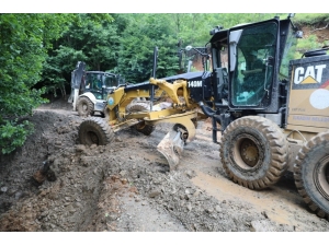 İlkadım’da Heyelan