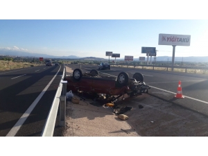 Kayseri’de Otomobil Takla Attı: 4 Yaralı