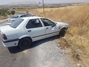 Şanlıurfa’da Devrilen Otomobilin Sürücüsü Yaralandı
