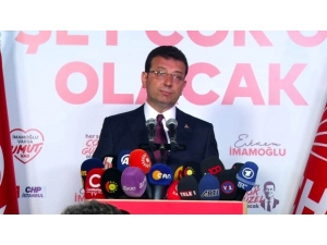 Ekrem İmamoğlu: “Milyonlarca İnsana Mahcup Olmamak İçin Çok Çalışacağım”