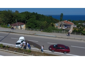 Sinop’ta Trafik Kazası 1 Yaralı