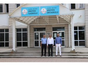 İl Milli Eğitim Müdürü Ekinci, Erciyes İlkokulu/ortaokulunda İncelemelerde Bulundu