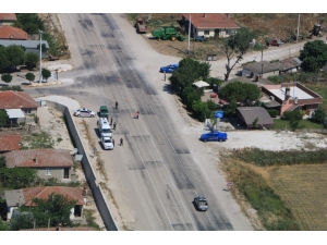 Jandarma Trafiği Havadan Denetledi