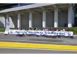 Bisiklet Vadisi’nde ‘Sporda Birlikte Güçlüyüz’ Etkinliği