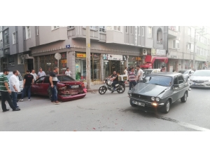 Bafra’da Zincirleme Kaza: 1 Yaralı