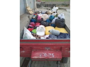 Teröristlere Götürüleceği Değerlendirilen Bir Römork Dolusu Malzeme Ele Geçirildi