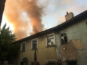 Erzurum’da Yangın